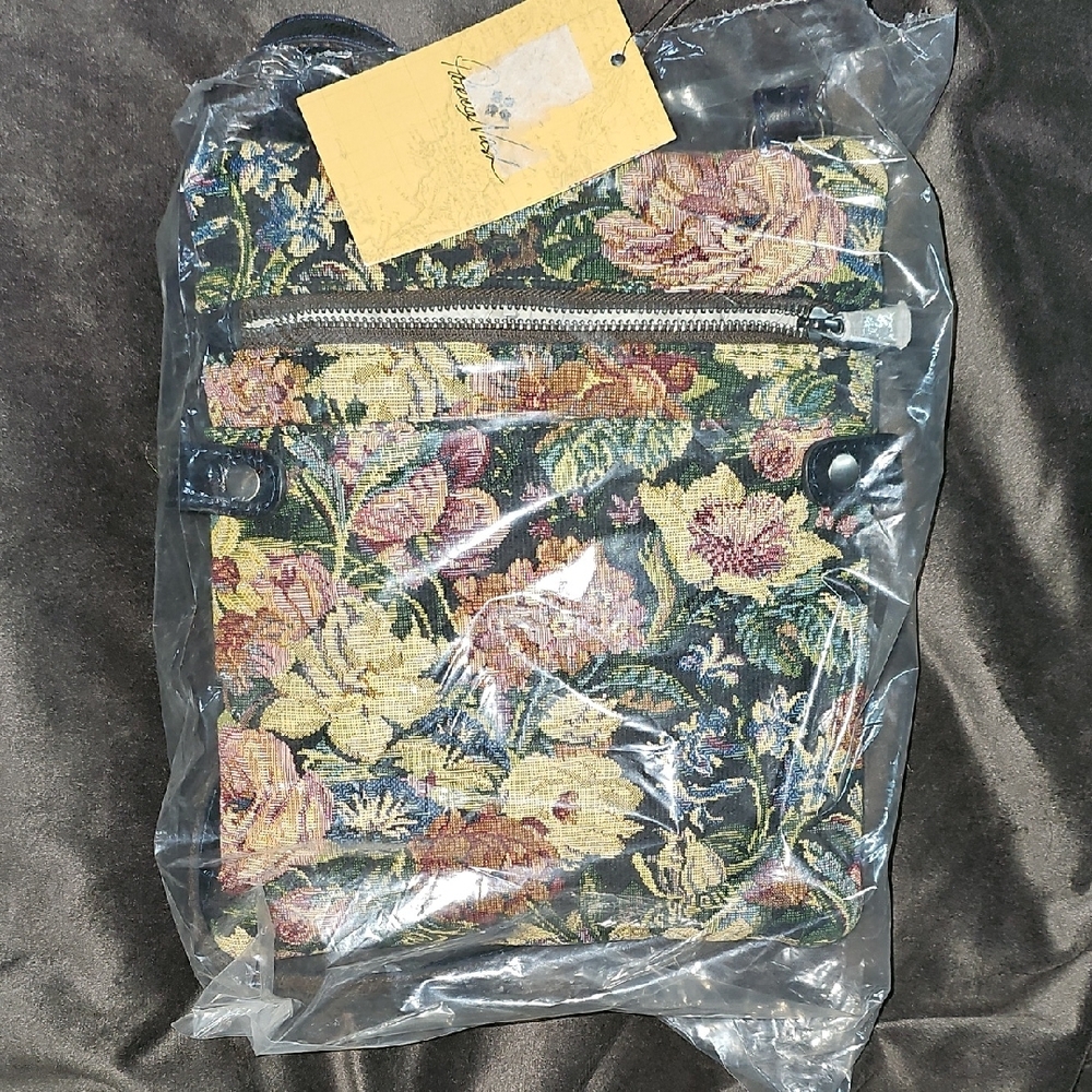 Patricia Nash Woven Floral Tapestry Collection Crossbody Bag
